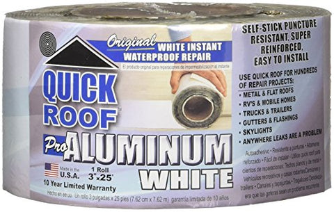3 foot X25 foot WHITE QUICK ROOF