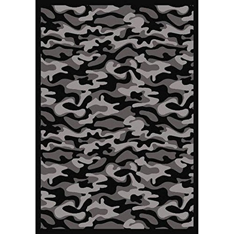 Joy Carpets Kaleidoscope Funky Camo Whimsical Area Rugs, 64-Inch by 92-Inch by 0.36-Inch, Urban