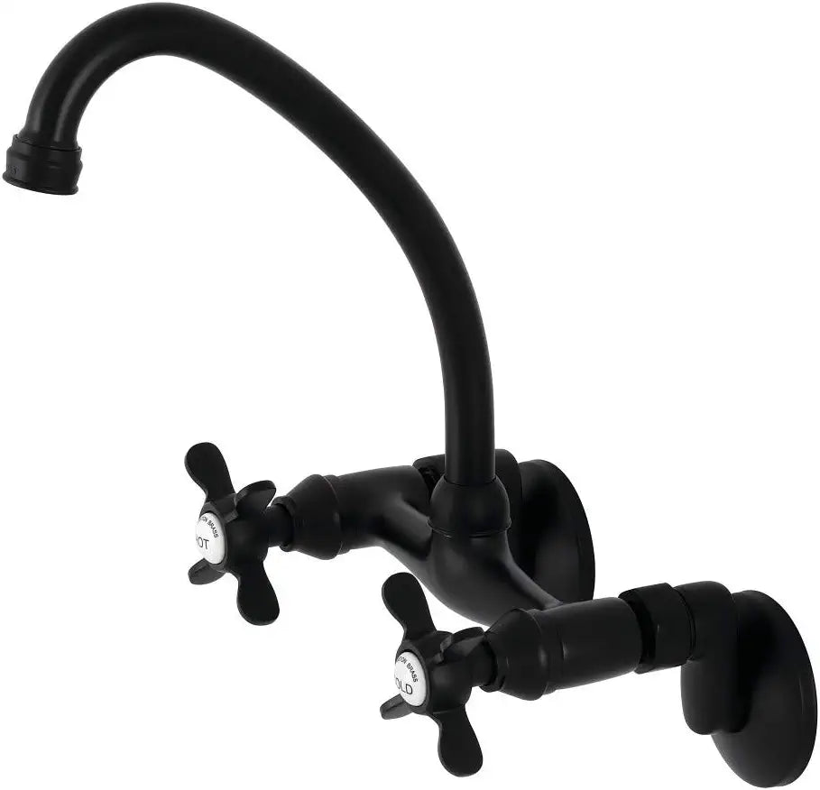 Kingston Brass KS114MB Essex Kitchen Faucet, Matte Black