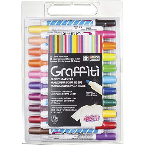 Uchida Of America 560-30A 30-Piece Graffiti Fabric Marker