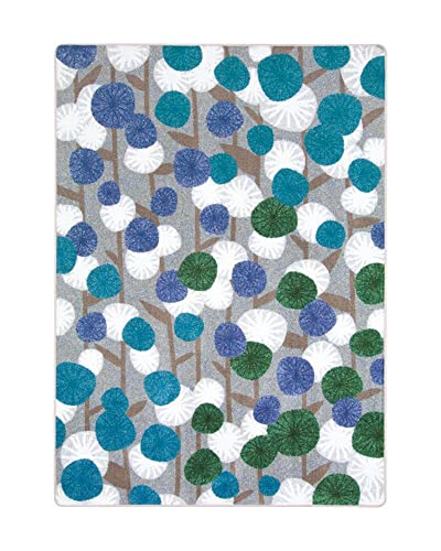 Joy Carpets First Take Posy Grove Rugs Peacock 7 feet 8 inches x 10 feet 9 inches