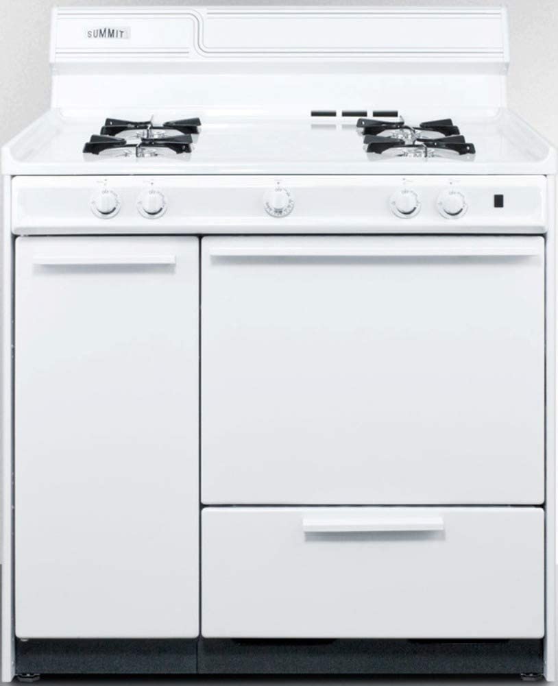 Summit WNM430P Kitchen Cooking Range, White