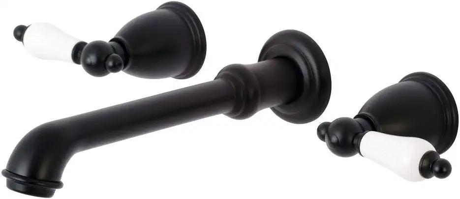 Kingston Brass KS7120PL English Country Bathroom Faucet, Matte Black