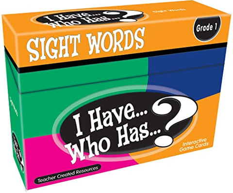 Teacher Created Resources I Have, Who Has Sight Words Game, Grade 2