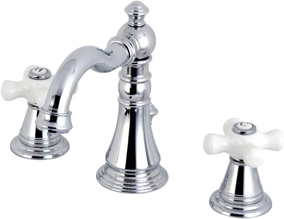 Kingston Brass FSC1971APX American Classic Widespread Bathroom Faucet, Polished Chrome