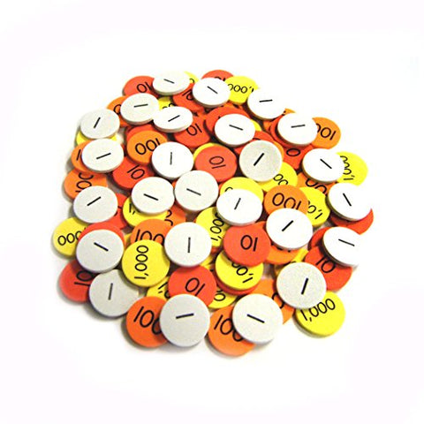 Sensational Math Place Value Discs ONE to Thousand Class Set Set of 1500