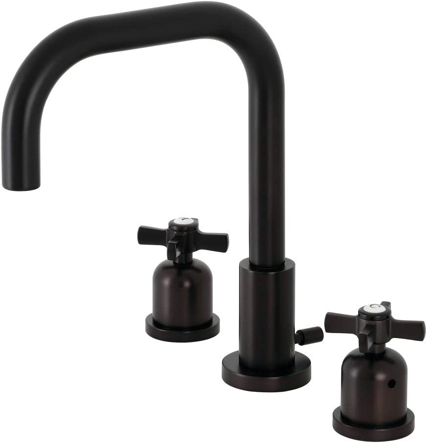 Kingston Brass FSC8935ZX Millennium Widespread Bathroom Faucet, Oil Rubbed Bronze