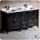 Fresca Oxford 60&#34; Espresso Traditional Double Sink Bathroom Cabinets w/Top &amp; Sinks