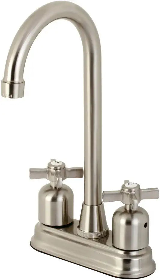 Kingston Brass KB8498ZX Millennium Bar Faucet, Brushed Nickel