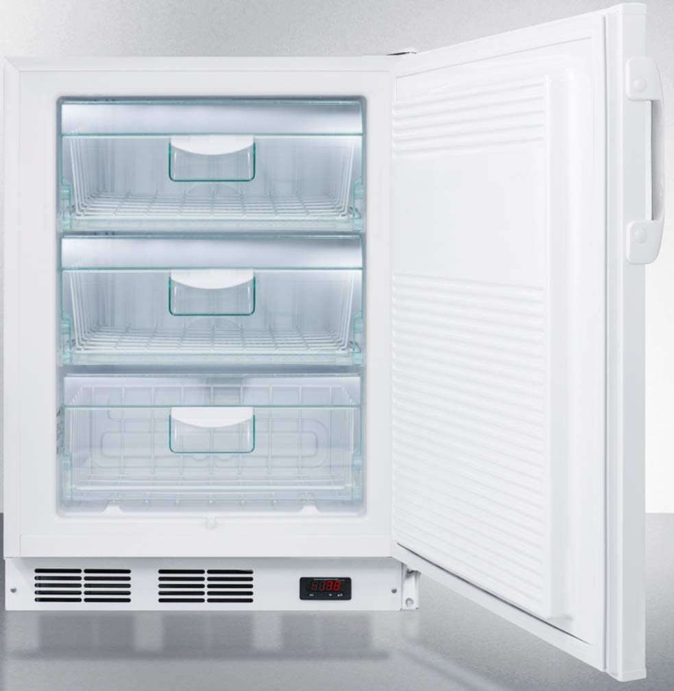 Summit VT65MLADA Upright Freezer, White