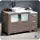 Fresca Torino 48&#34; Gray Oak Modern Bathroom Cabinets w/Top &amp; Vessel Sink