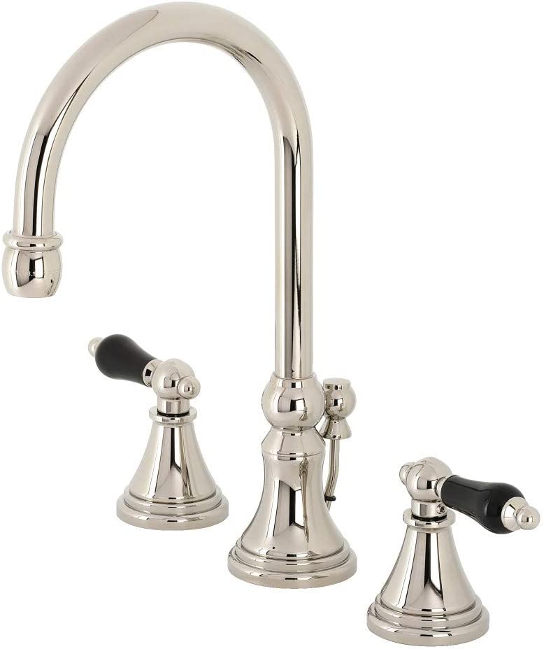 Kingston Brass KS2986PKL Duchess Widespread Bathroom Faucet, Polished Nickel