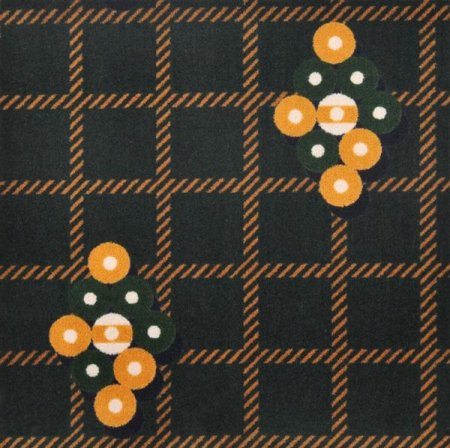 Joy Carpets Games People Play Nine Ball Gaming Area Rugs, 64-Inch by 92-Inch by 0.36-Inch, Green