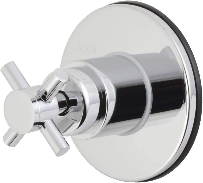 Kingston Brass KS3031DX Concord Three-Way Diverter Valve with Trim Kit, Polished Chrome