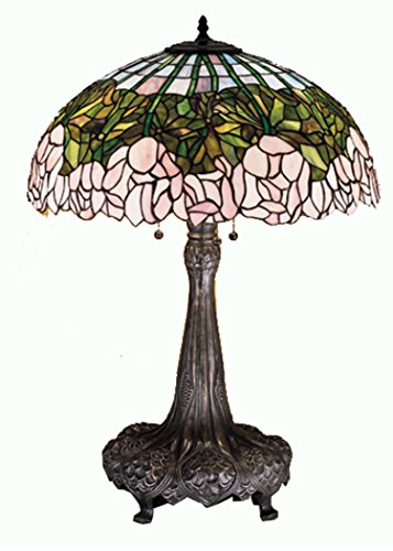 31Inch High Tiffany Cabbage Rose Table Lamp