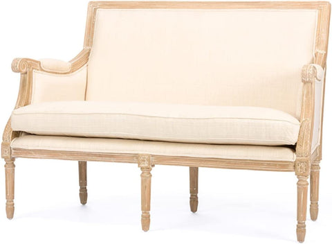 Baxton Studio ASS501Mi CG4 Love Seats, Light Beige