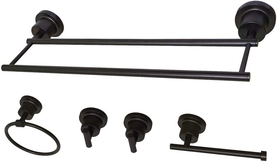 Kingston Brass BAH821318478ORB Concord Bathroom Hardware Set, Oil Rubbed Bronze