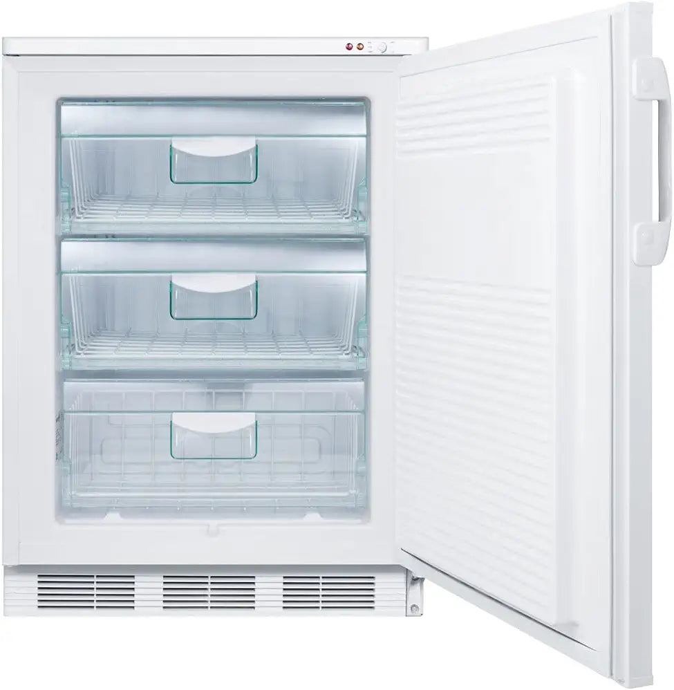 Summit VT65ML7BI Upright Freezer, White