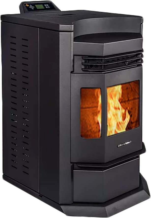 ComfortBilt Pellet Stove Black 2800 Sq Ft 80 Pound Hopper