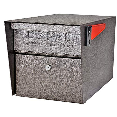 Mail Boss 7521 Mail Manager Locking Mailbox, Large, Black &amp; Granite