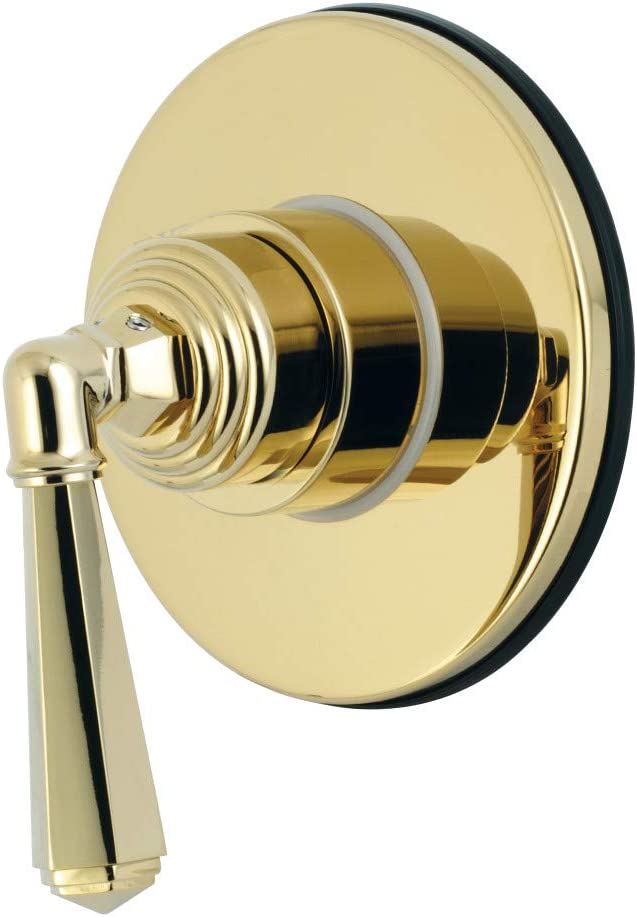 Kingston Brass KS3032HL Three-Way Diverter Valve with Trim Kit, Polished Brass