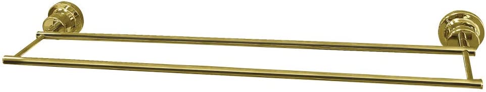 Kingston Brass BAH821330PB Concord Dual Towel Bar, Polished Brass