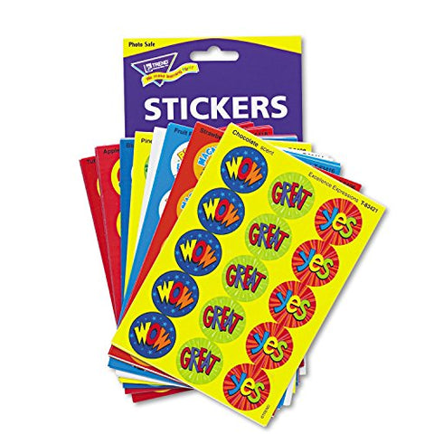 TREND Stinky Stickers Variety Pack, Praise Words, 432/Pack