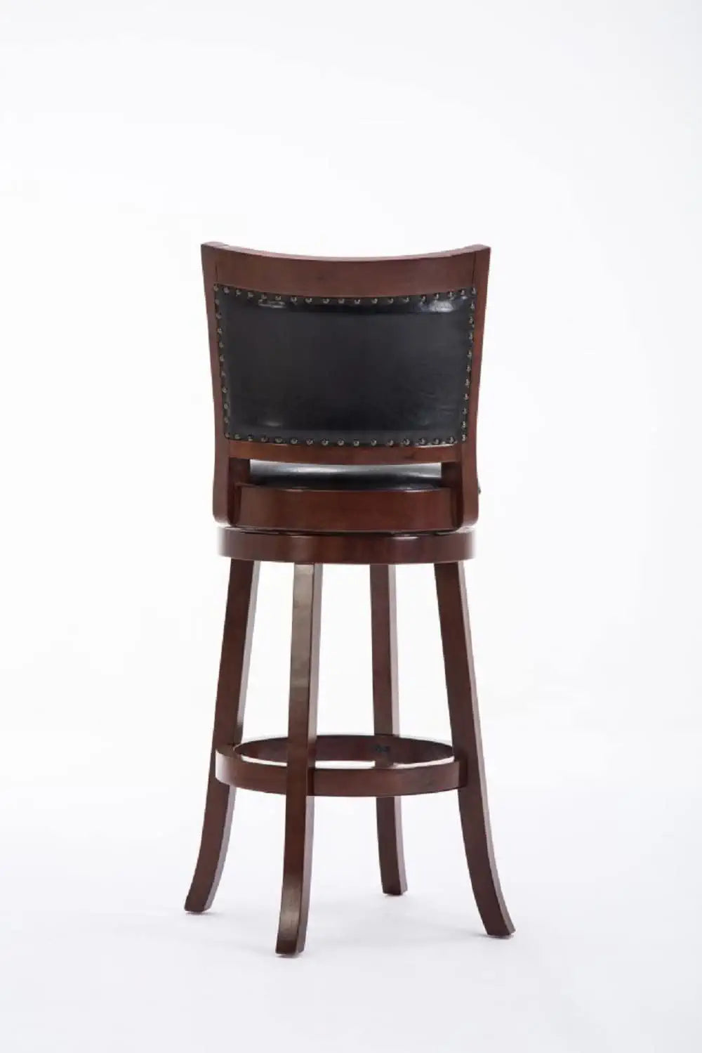 Boraam Bristol Bar Height Swivel Stool, 29-Inch, Cherry