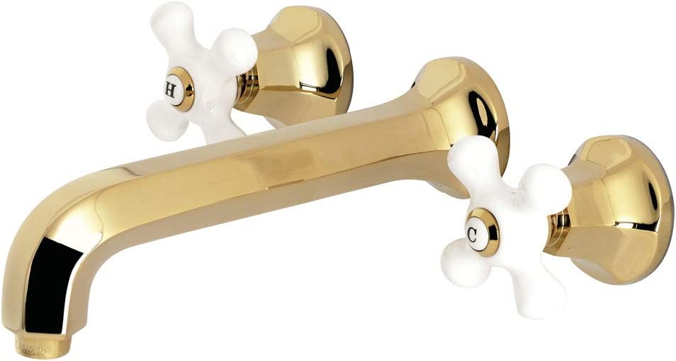 Kingston Brass KS4122PX Metropolitan Bathroom Faucet, Polished Brass