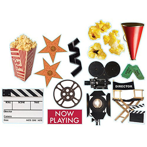 Eureka Eu-840312 Movie Theme 2-Sided Deco Kit