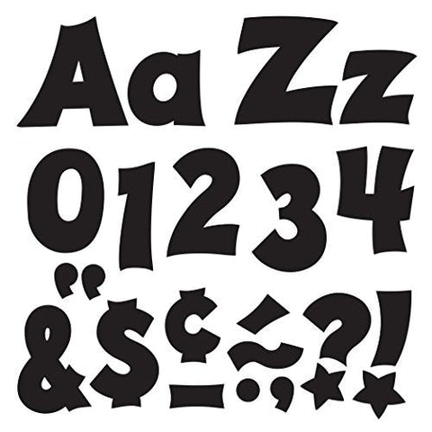 TREND enterprises, Inc. T-79802 Black 4&#34; Friendly Combo Ready Letters
