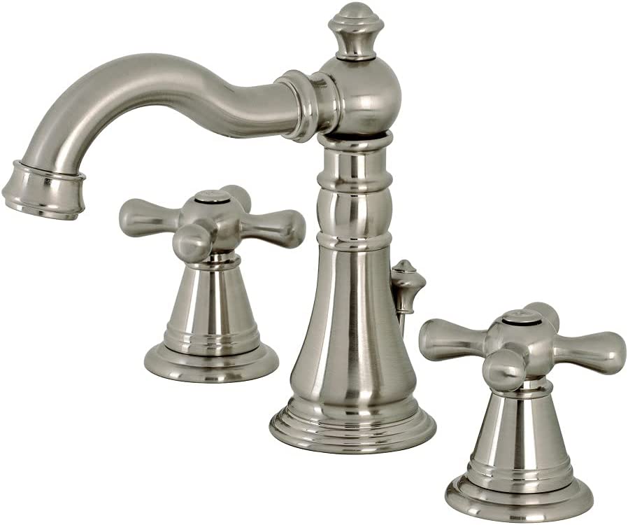 Kingston Brass FSC1978AAX American Classic Widespread Bathroom Faucet, Brushed Nickel