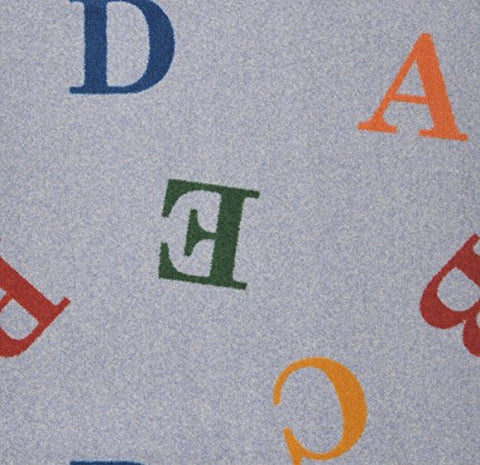 Joy Carpets Playful Patterns Childrens Love Letters Area Rug, Chimney Sweep, 310 x 54