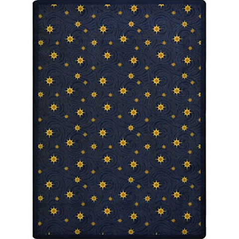 Joy Carpets Any Day Matinee Milky Way Theater Area Rugs, 92-Inch by 129-Inch by 0.36-Inch, Slate
