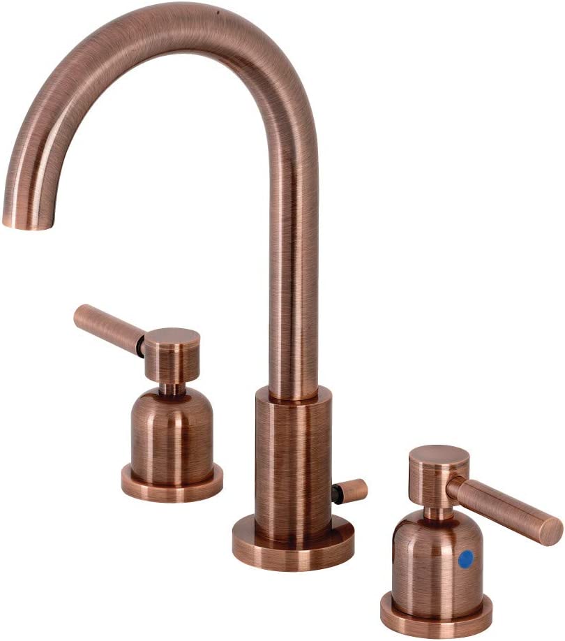 Kingston Brass FSC892DLAC Concord Widespread Bathroom Faucet, Antique Copper
