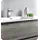 Fresca Lazzaro 48&#34; Glossy Ash Gray Free Standing Modern Bathroom Cabinet w/Integrated Sink