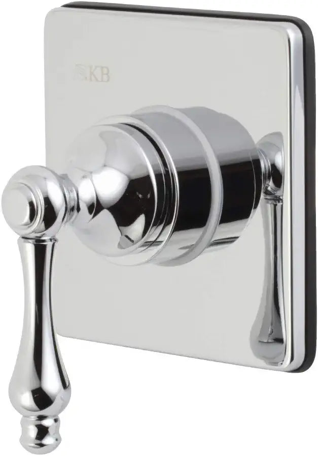 Kingston Brass KS3041AL Three-Way Diverter Valve with Trim Kit, Polished Chrome