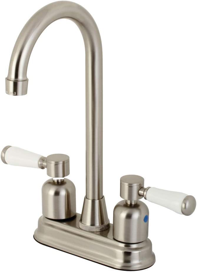 Kingston Brass KB8498DPL Paris Bar Faucet, Brushed Nickel