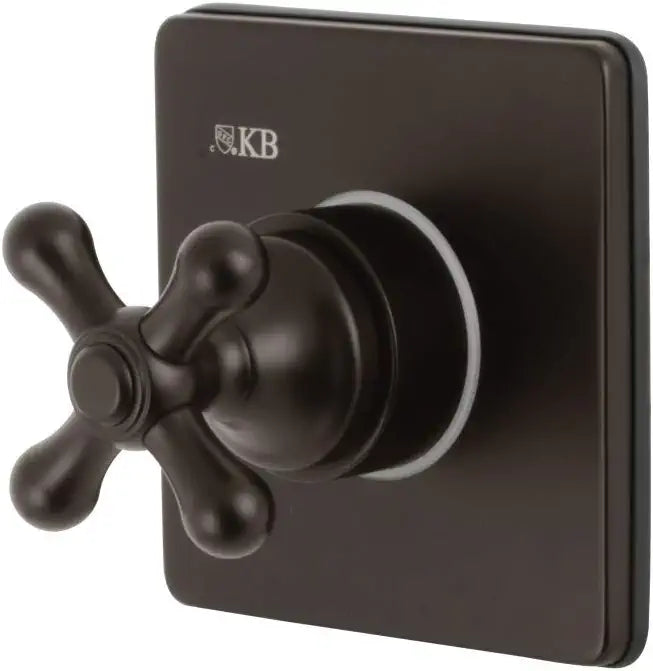 Kingston Brass KS3045AX Three-Way Diverter Valve with Trim Kit, Oil Rubbed Bronze