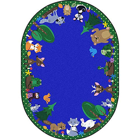 Joy Carpets 1939CC Animals Among Us Childrens Rugs, CC, Multicolor