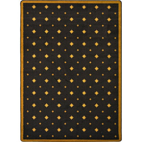 Joy Carpets Any Day Matinee Walk of Fame Theater Area Rugs, 64-Inch by 92-Inch by 0.36-Inch, Brown