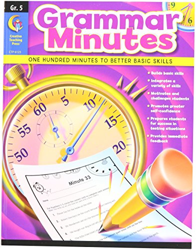 Creative Teaching Press Grammar Minutes, Grade 5