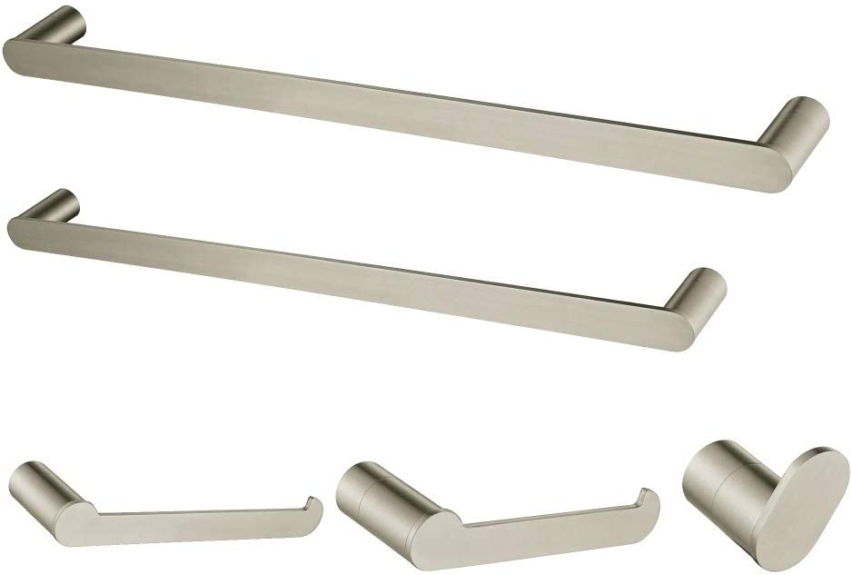 Kingston Brass BAHK6112478SN Dessau Bathroom Hardware Set, Brushed Nickel