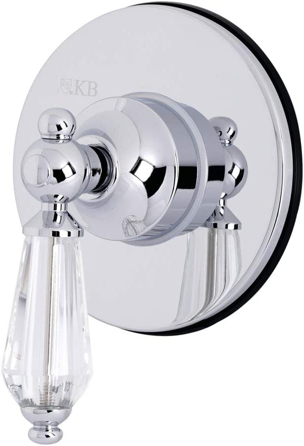 Kingston Brass KS3031WLL Wilshire Three-Way Diverter Valve with Trim Kit, Polished Chrome