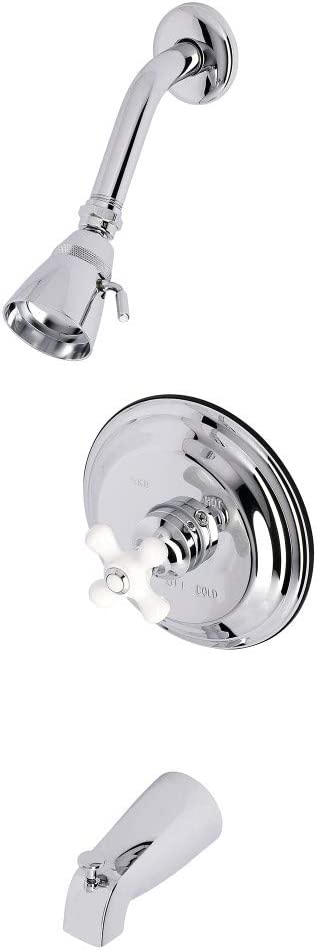 Kingston Brass KB3631PXT Tub and Shower Faucet Trim Only, Polished Chrome