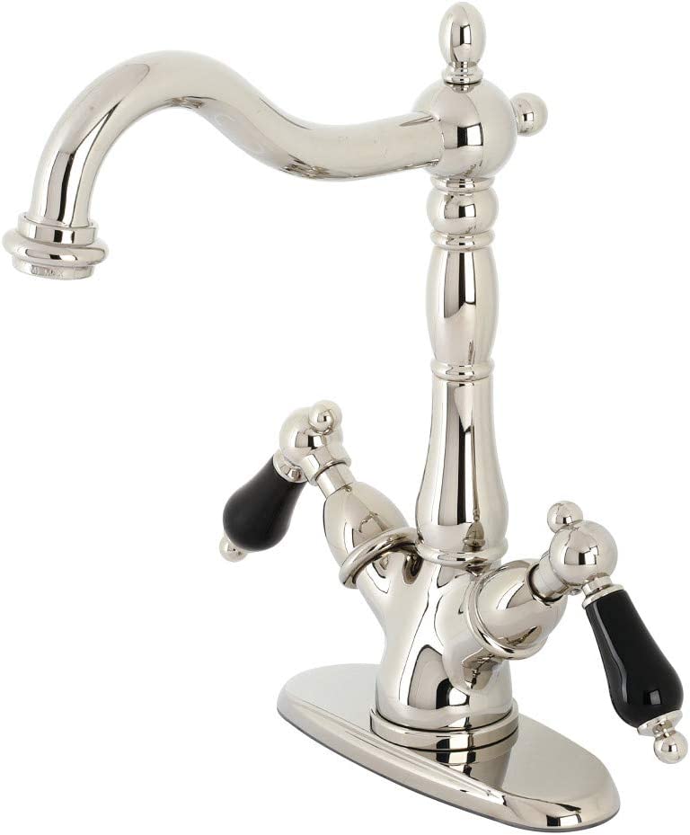 Kingston Brass KS1496PKL Duchess Vessel Faucet, Polished Nickel