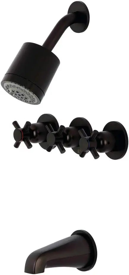 Kingston Brass KBX8135DX Concord Tub and Shower Faucet, Oil Rubbed Bronze