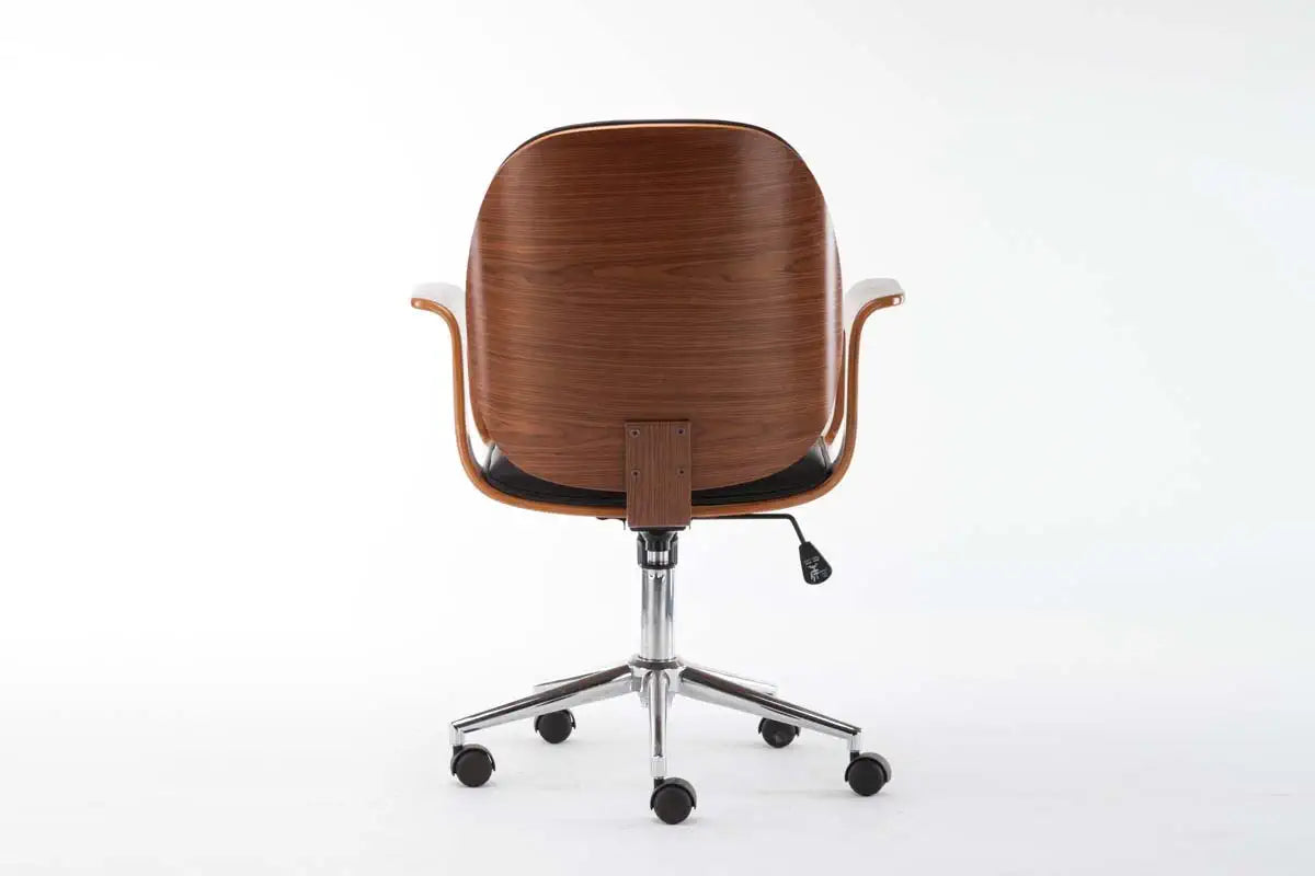 Boraam Happ Bentwood Desk Chair, Black