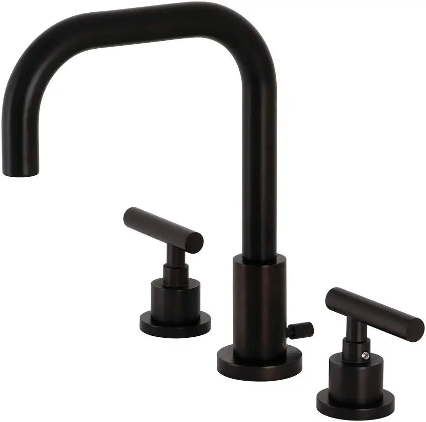 Kingston Brass FSC8935CML Manhattan Widespread Bathroom Faucet, Oil Rubbed Bronze