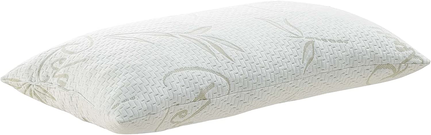 Modway Relax Shredded King Size Memory Foam Pillow - Rayon Derived From Bamboo Cover